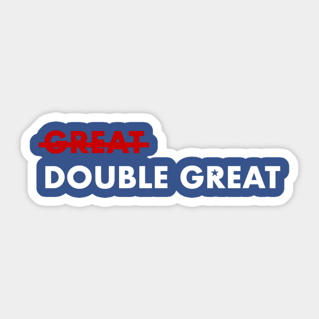 Patriot TV Show Double Great Sticker by JorZed